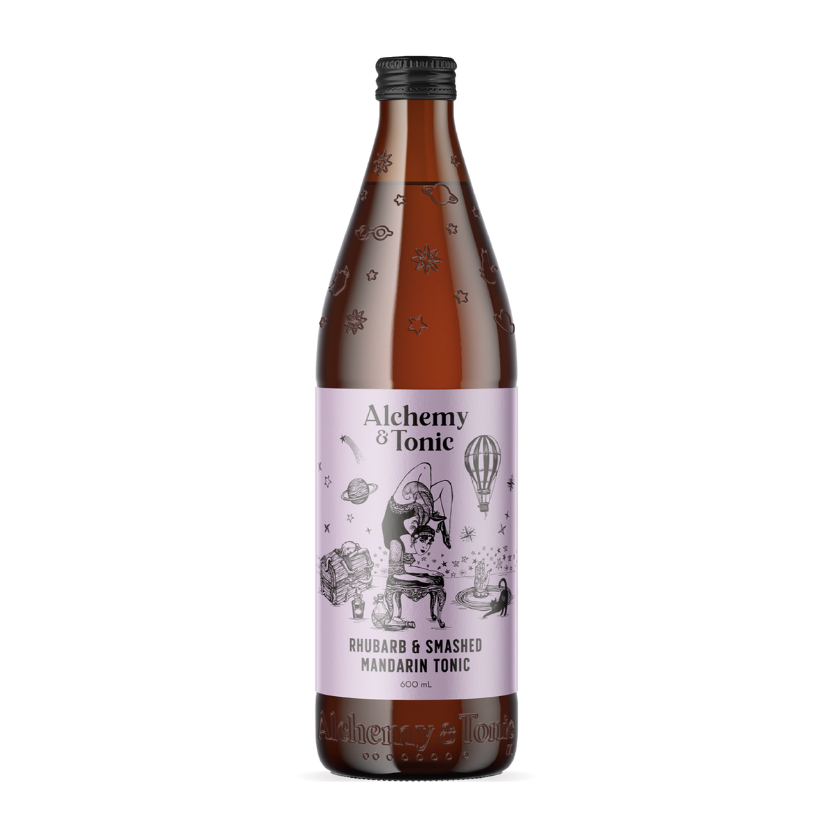 Alchemy & Tonic 600 mL- Rhubarb & Smashed Mandarin Tonic Water - Premium Liquor New Zealand