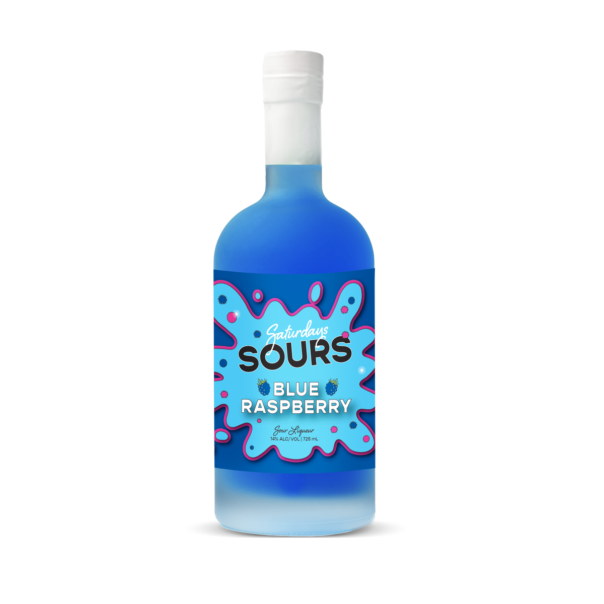 Saturdays Sours Blue Raspberry - Premium Liquor New Zealand