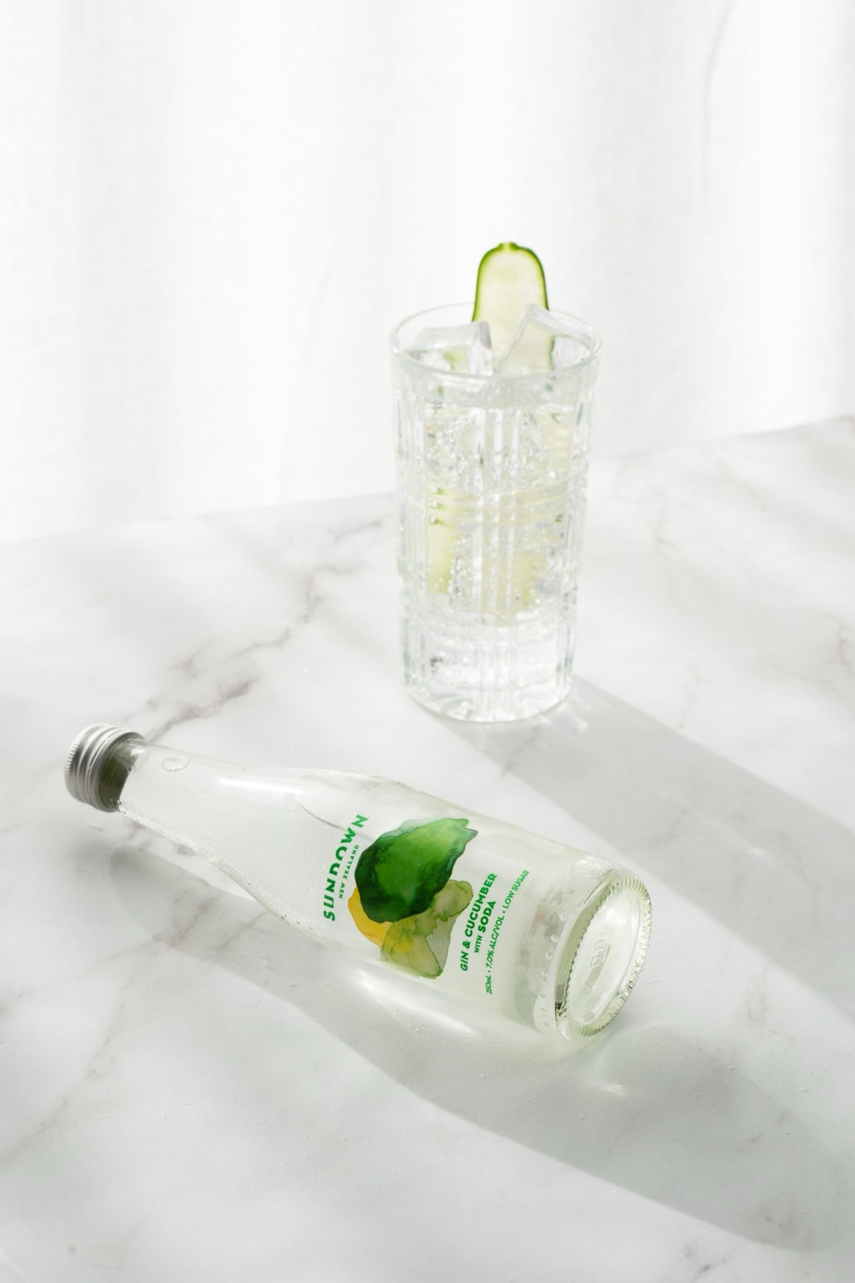 Sundown Gin & Cucumber with Soda — image 4 | Premium Liquor NZ