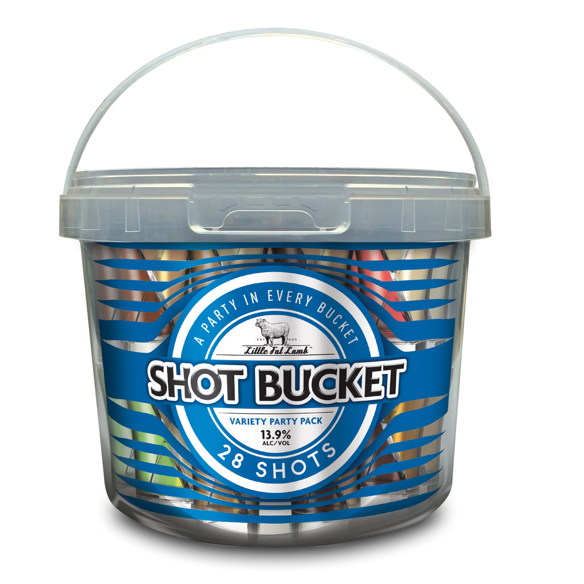 Little Fat Lamb 28 Shot Bucket - Premium Liquor New Zealand