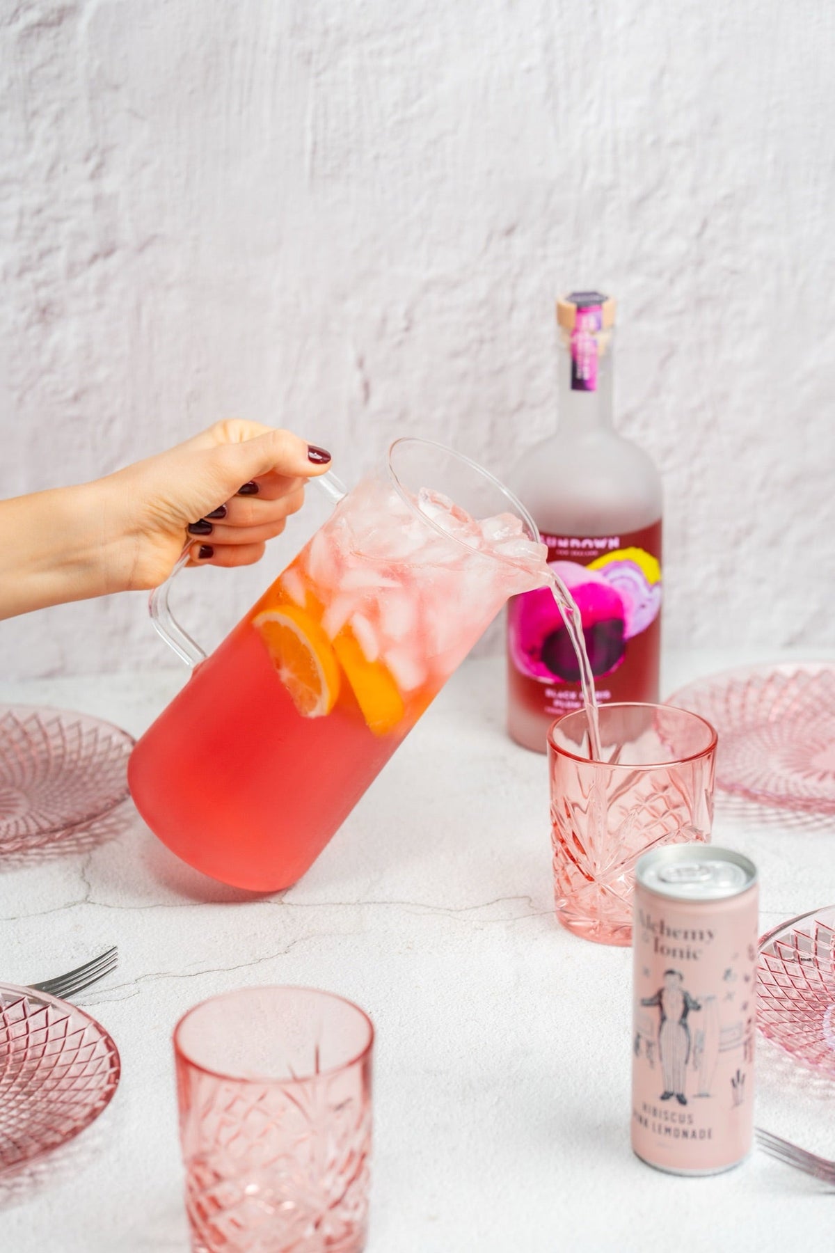 Sundown Sugar Plum pitcher