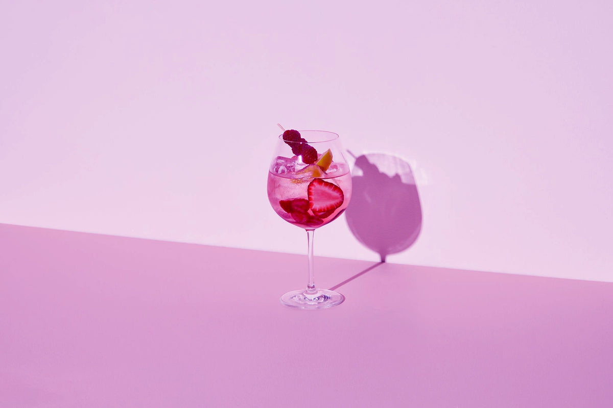 Sundown Black Doris Plum Gin Fizz