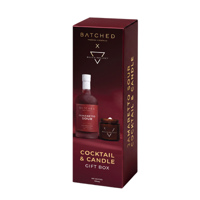 BATCHED Jamaretto Sour Cocktail & Candle Gift Set