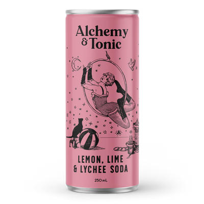 Alchemy & Tonic - Lemon, Lime & Lychee Soda - Premium Liquor New Zealand