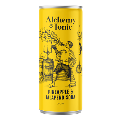 Alchemy & Tonic - Pineapple & Jalapeño Soda - Premium Liquor New Zealand