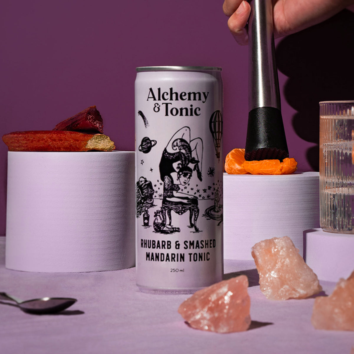 Alchemy & Tonic - Rhubarb & Smashed Mandarin Tonic Water