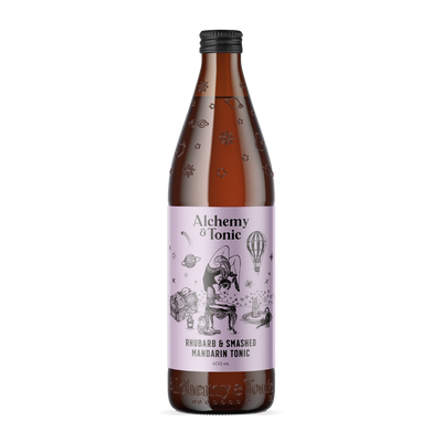 Alchemy & Tonic 600 mL- Rhubarb & Smashed Mandarin Tonic Water - Premium Liquor New Zealand