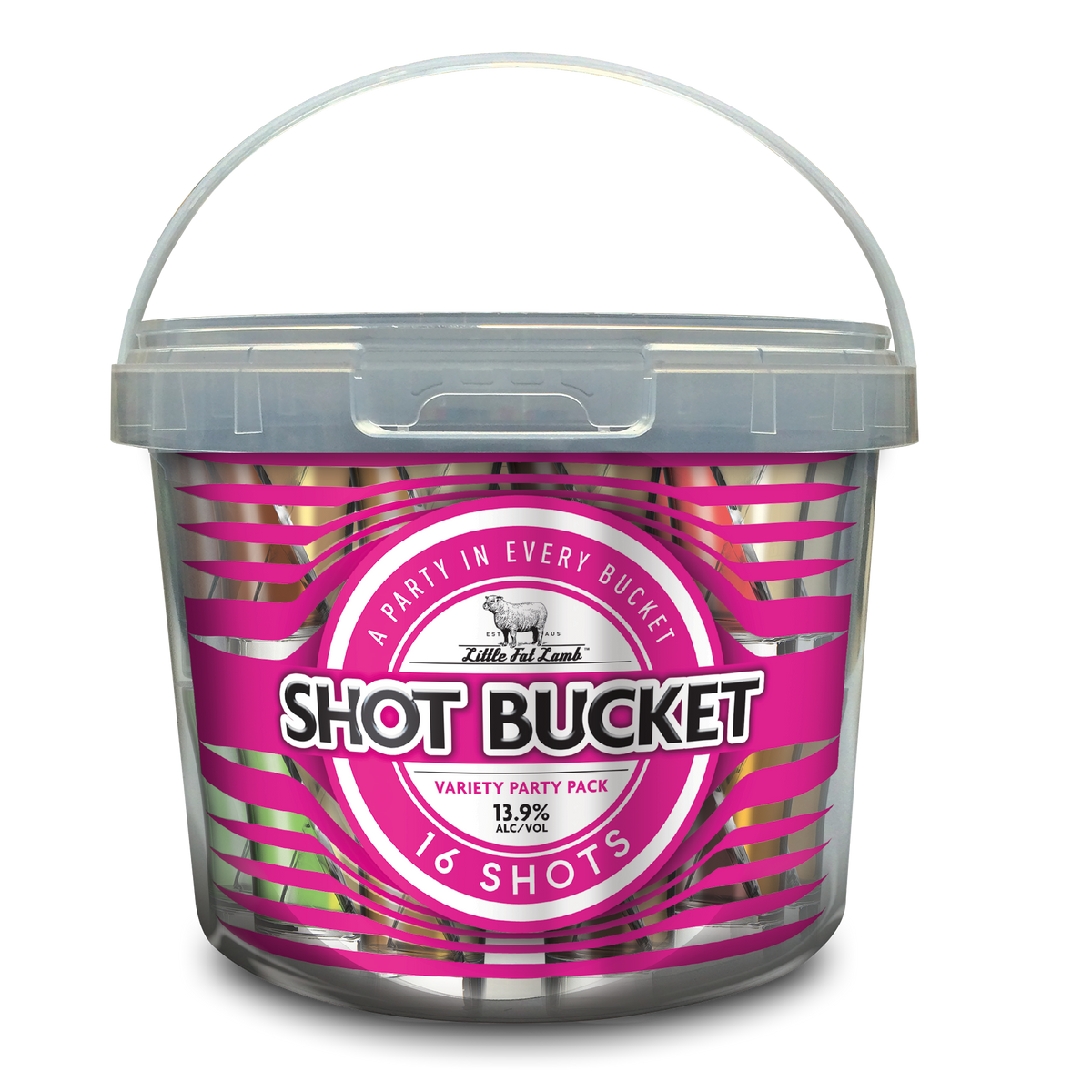 Little Fat Lamb 16 Shot Bucket