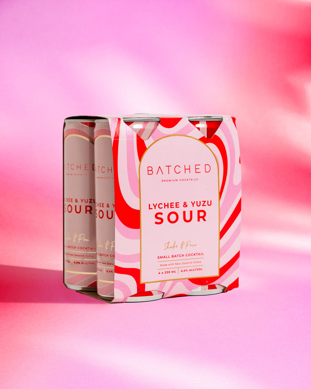 BATCHED Lychee & Yuzu Sour 4 Pack Cans