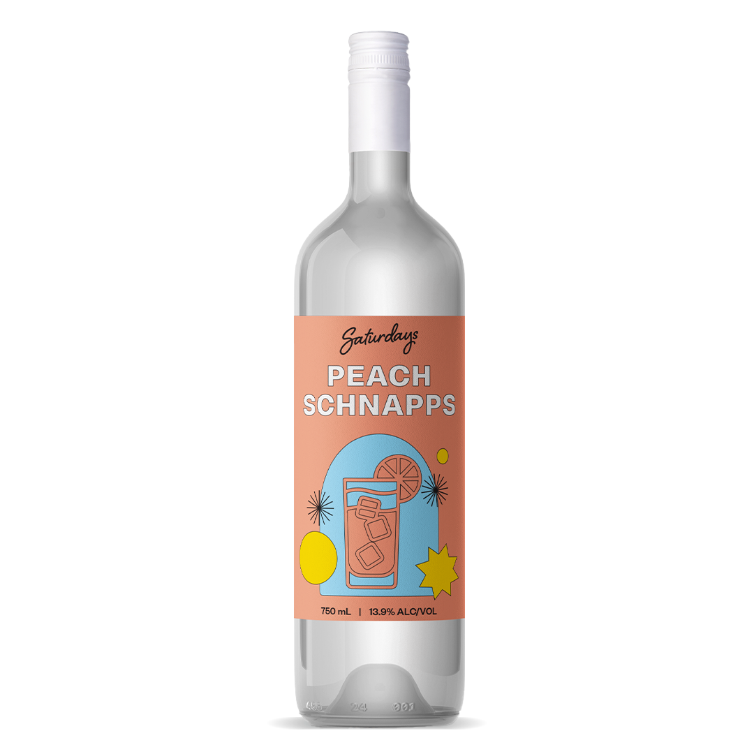 Saturdays Peach Schnapps - Premium Liquor New Zealand