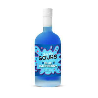 Saturdays Sours Blue Raspberry - Premium Liquor New Zealand