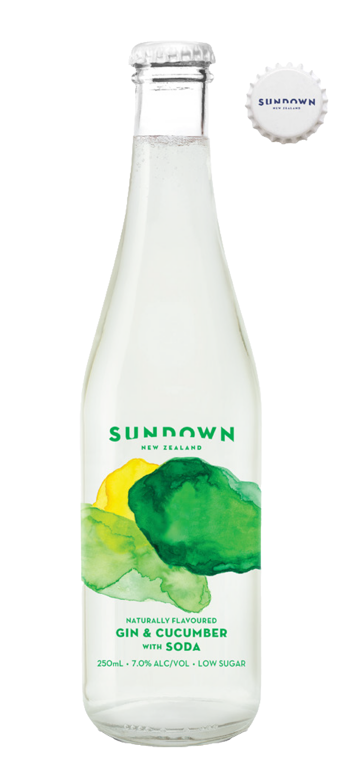 Sundown Gin & Cucumber with Soda - Premium Liquor New Zealand