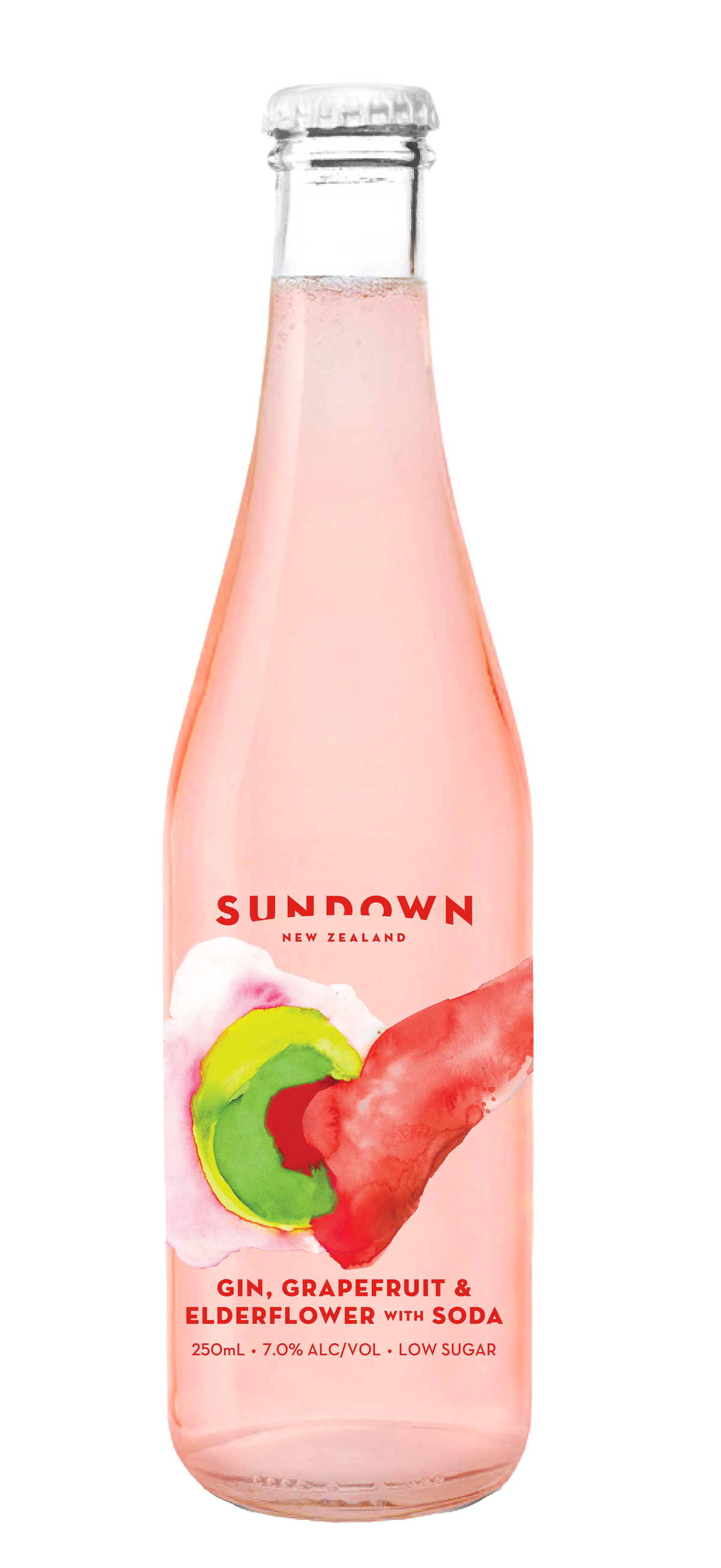 Sundown Gin, Grapefruit & Elderflower with Soda - Premium Liquor New Zealand