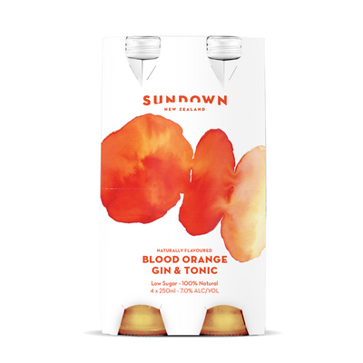 Sundown Blood Orange Gin & Tonic - Premium Liquor New Zealand