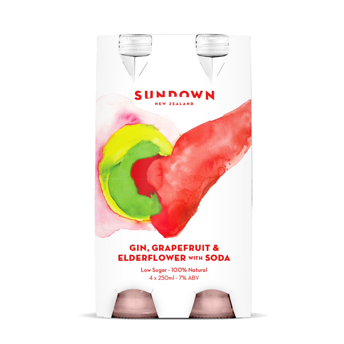 Sundown Gin, Grapefruit & Elderflower with Soda - Premium Liquor New Zealand