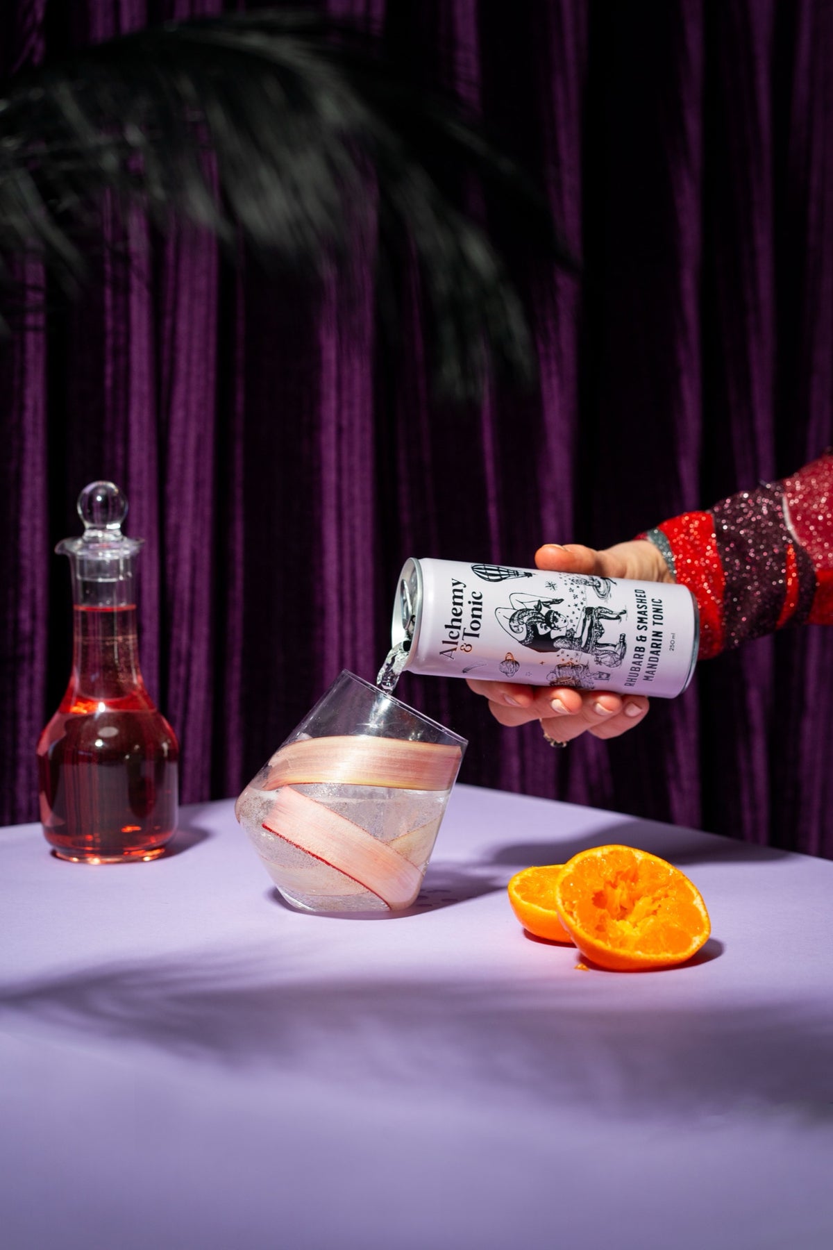 Alchemy & Tonic - Smashed Rhubarb & Mandarin Tonic Water — image 3 | Premium Liquor NZ