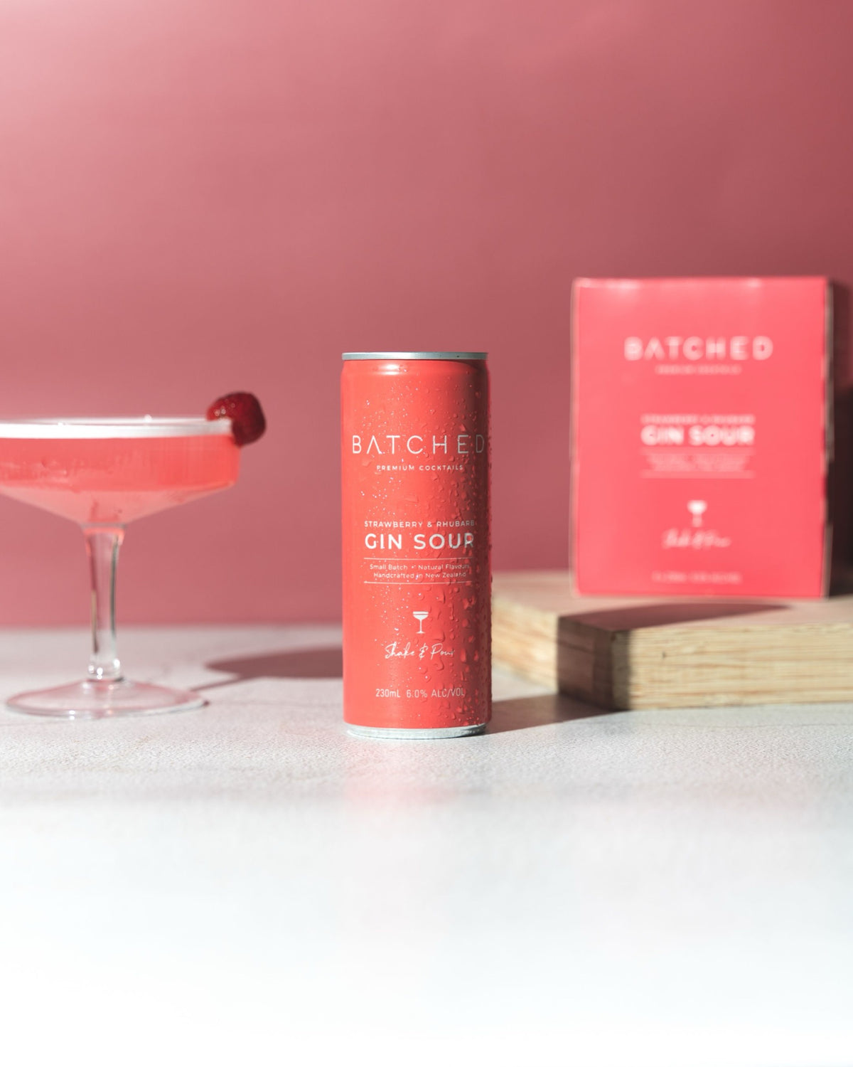 BATCHED Gin Sour 4 Pack Cans — image 2 | Premium Liquor NZ